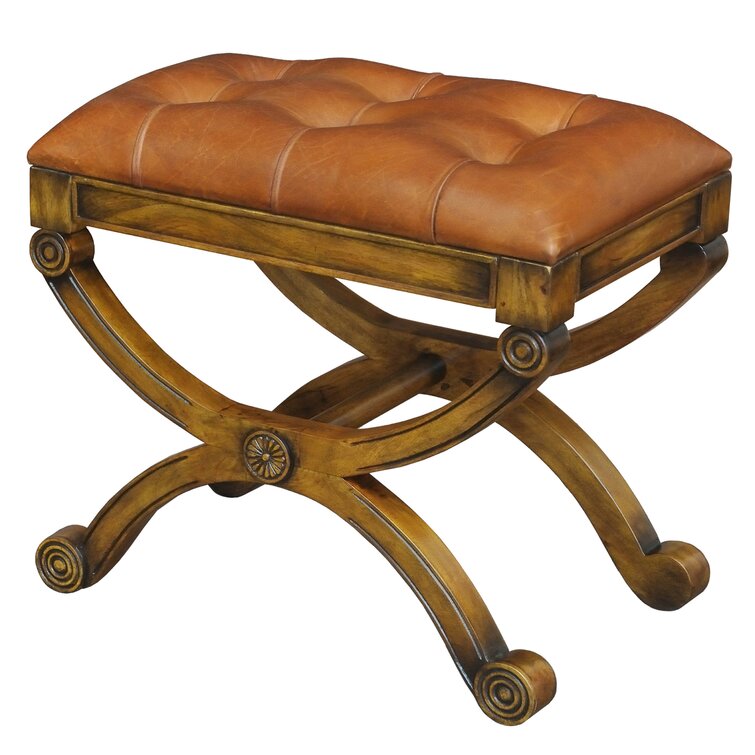 Sarreid Ltd Solid Wood Accent Stool Reviews Wayfair Ca   Solid Wood Accent Stool 